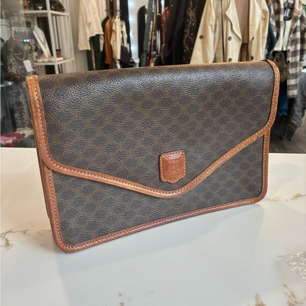 Celine vintage Macadam canvas bag - Picture 1 of 9